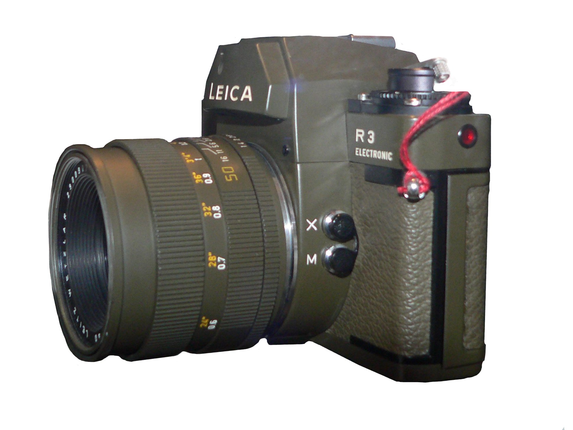 Leica R3 Safari camera body in olive-green finish